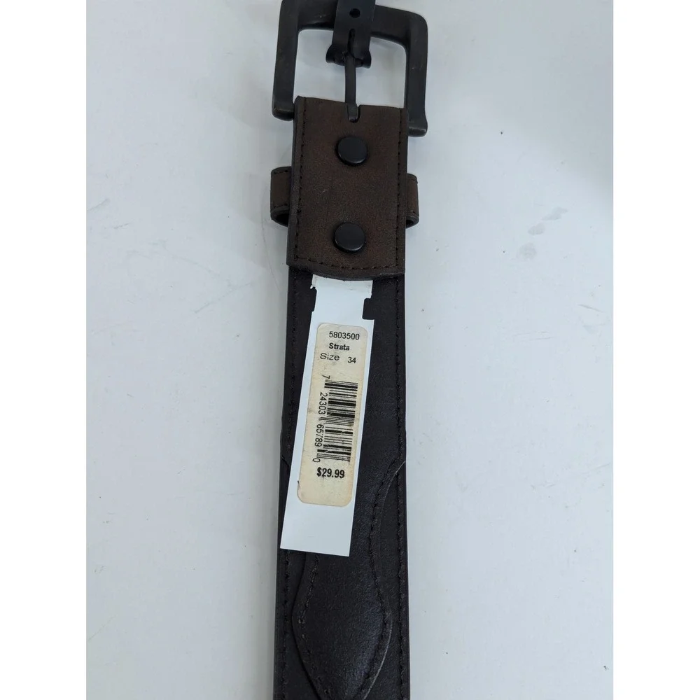 RedHead Mens TrueTimber Strata Camo Leather Lined Belt Brown Size 34 5803500